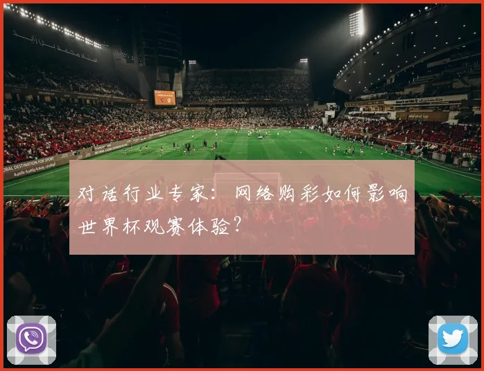 对话行业专家:网络购彩如何影响世界杯观赛体验?