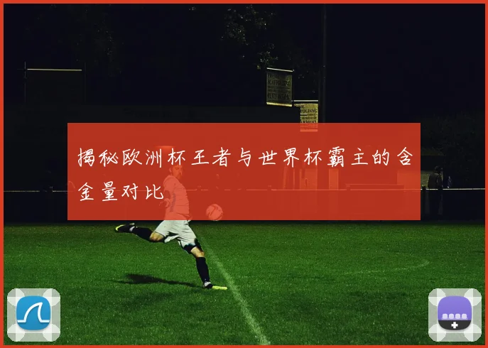 揭秘欧洲杯王者与世界杯霸主的含金量对比